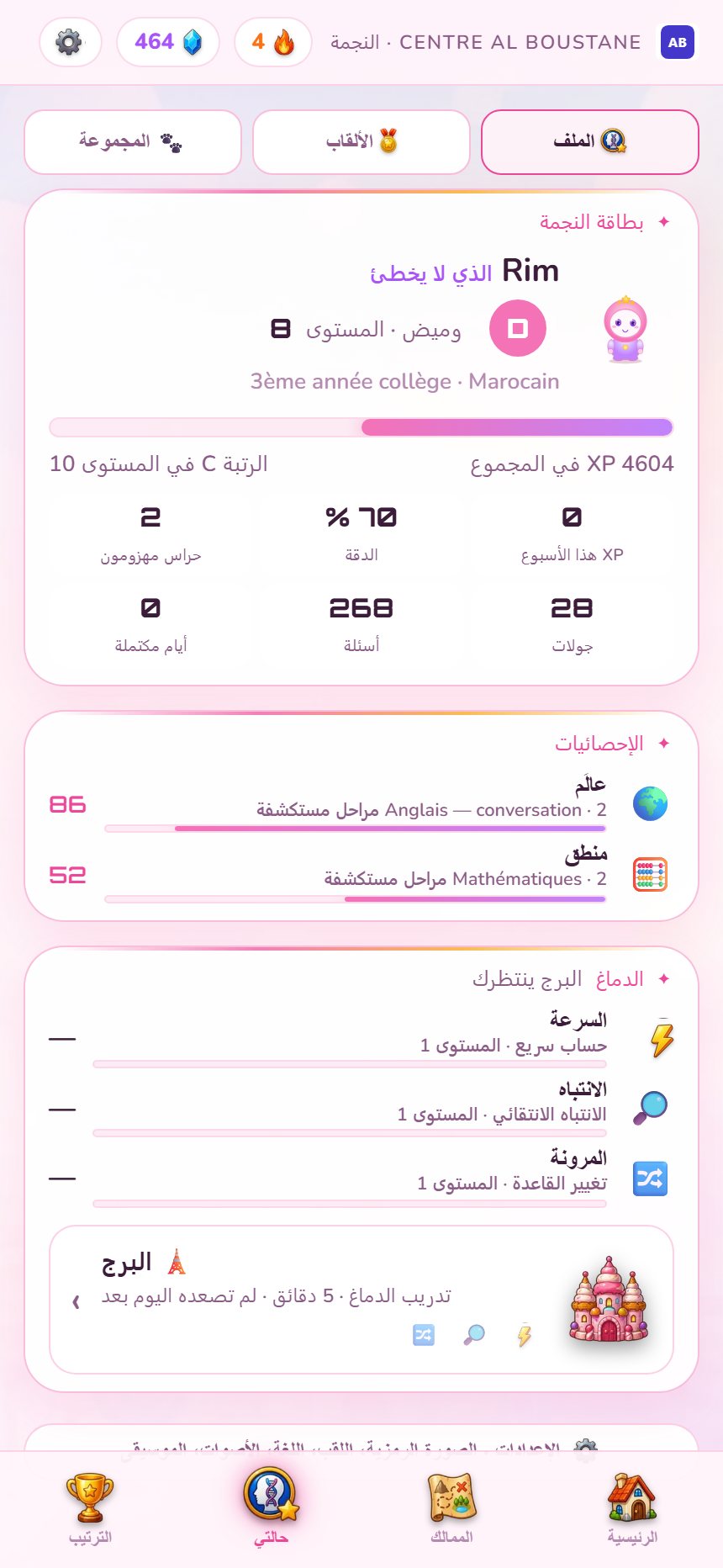 المغامرة: تلاميذكم يراجعون بمتعة.